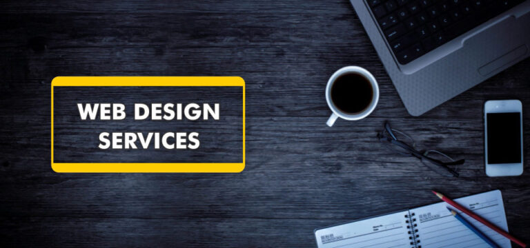 Responsive website design shown across devices